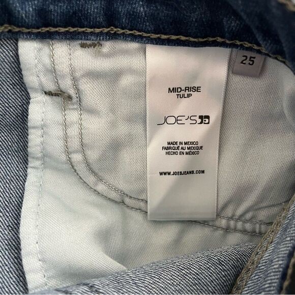 JOE'S JEANS Mid Rise Crop Boot Cut‎ Jeans Luna size 25 NWT - Picture 12 of 14